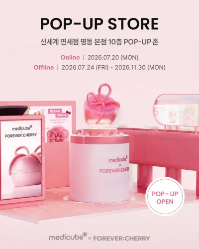medicube X Forever Cherry Pop-up